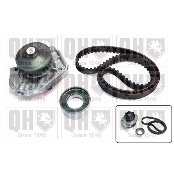 1 kit de distribution + 1 pompe à eau Quinton Hazell QBPK5880