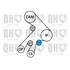 1 kit de distribution + 1 pompe à eau Quinton Hazell QBPK5930