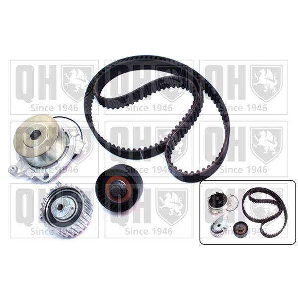 1 kit de distribution + 1 pompe à eau Quinton Hazell QBPK6090