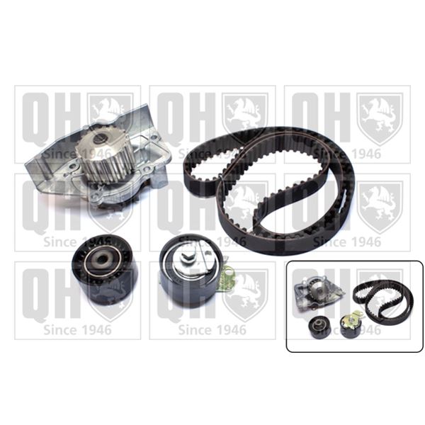 1 kit de distribution + 1 pompe à eau Quinton Hazell QBPK6200
