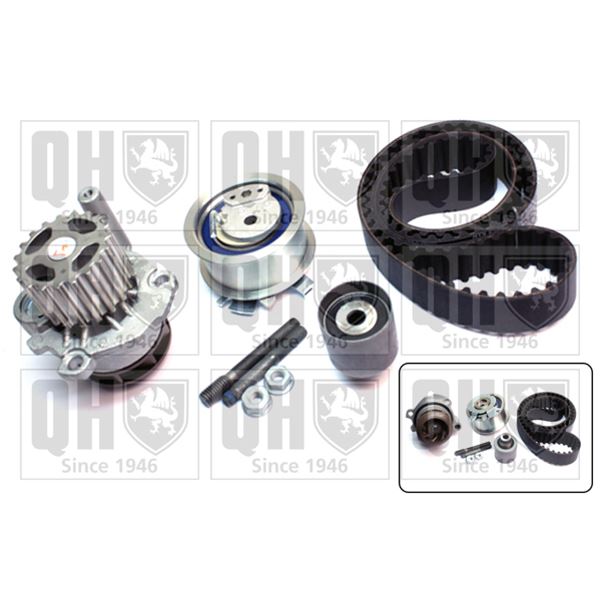 1 kit de distribution + 1 pompe à eau Quinton Hazell QBPK6251