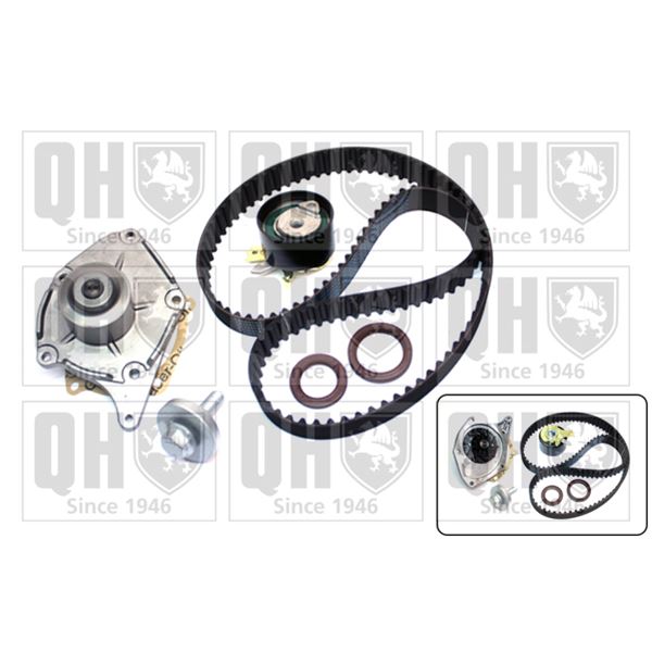 1 kit de distribution + 1 pompe à eau Quinton Hazell QBPK6260
