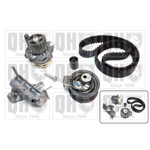 1 kit de distribution + 1 pompe à eau Quinton Hazell QBPK6290