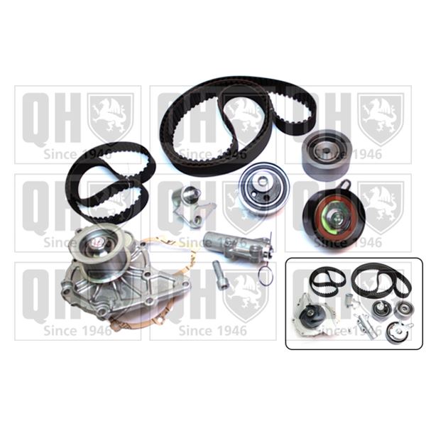 1 kit de distribution + 1 pompe à eau Quinton Hazell QBPK6340