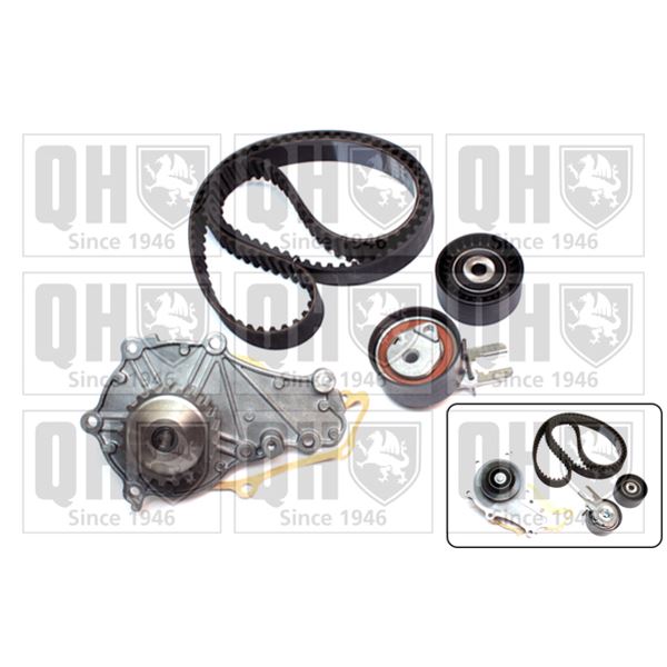 1 kit de distribution + 1 pompe à eau Quinton Hazell QBPK6440