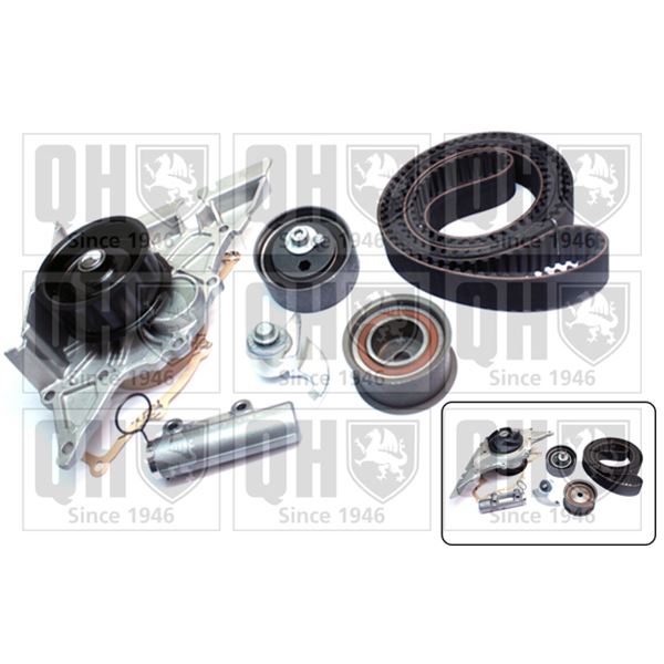 1 kit de distribution + 1 pompe à eau Quinton Hazell QBPK6690