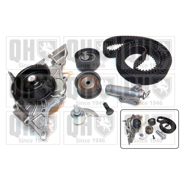 1 kit de distribution + 1 pompe à eau Quinton Hazell QBPK6700