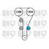 1 kit de distribution + 1 pompe à eau Quinton Hazell QBPK6760