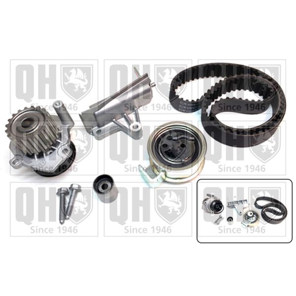 1 kit de distribution + 1 pompe à eau Quinton Hazell QBPK6880