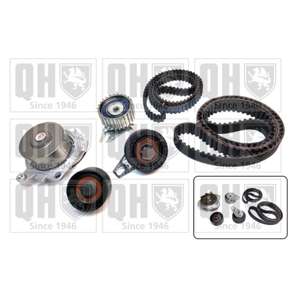 1 kit de distribution + 1 pompe à eau Quinton Hazell QBPK6930