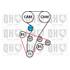 1 kit de distribution + 1 pompe à eau Quinton Hazell QBPK6930