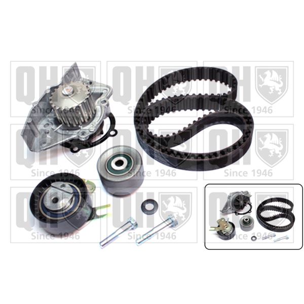1 kit de distribution + 1 pompe à eau Quinton Hazell QBPK6940
