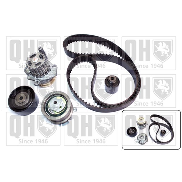1 kit de distribution + 1 pompe à eau Quinton Hazell QBPK6951