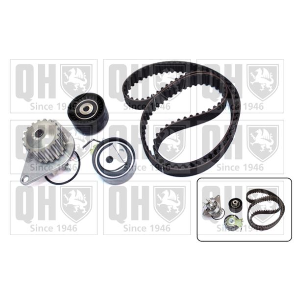 1 kit de distribution + 1 pompe à eau Quinton Hazell QBPK7010
