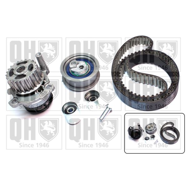 1 kit de distribution + 1 pompe à eau Quinton Hazell QBPK7080