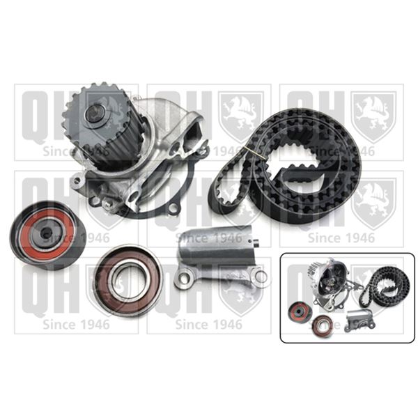 1 kit de distribution + 1 pompe à eau Quinton Hazell QBPK7340