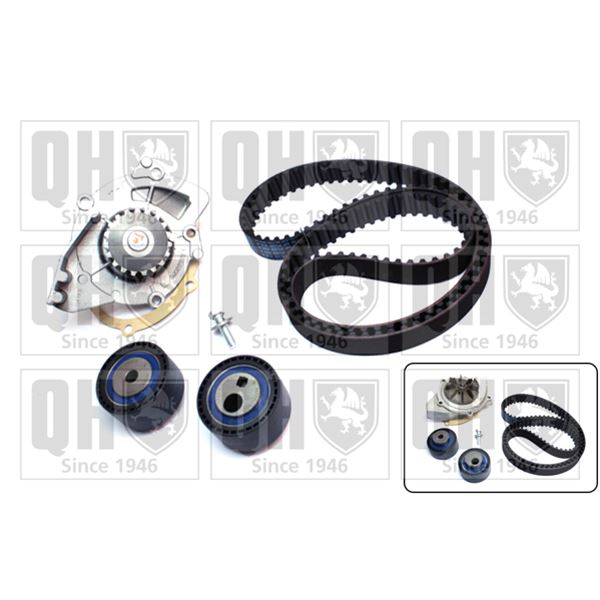 1 kit de distribution + 1 pompe à eau Quinton Hazell QBPK7520