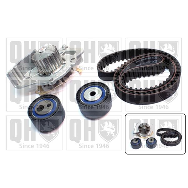 1 kit de distribution + 1 pompe à eau Quinton Hazell QBPK7540