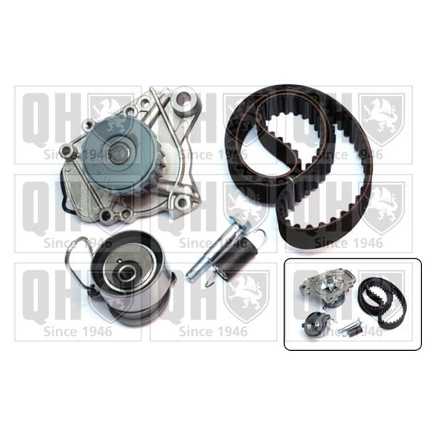 1 kit de distribution + 1 pompe à eau Quinton Hazell QBPK7590
