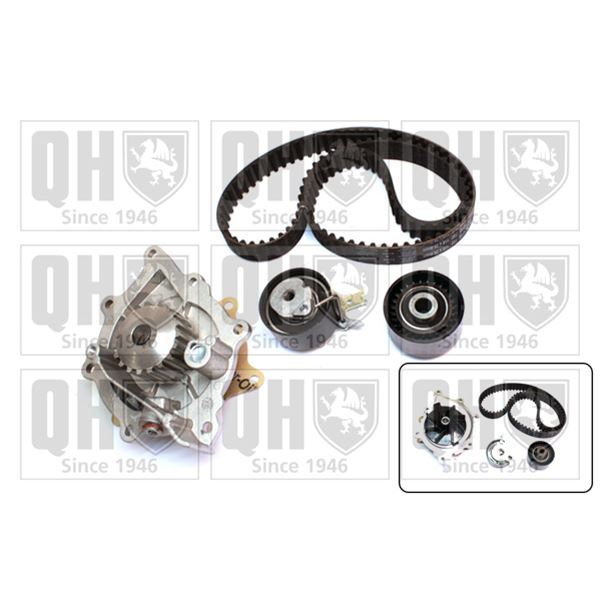 1 kit de distribution + 1 pompe à eau Quinton Hazell QBPK7630
