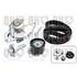 1 kit de distribution + 1 pompe à eau Quinton Hazell QBPK7640