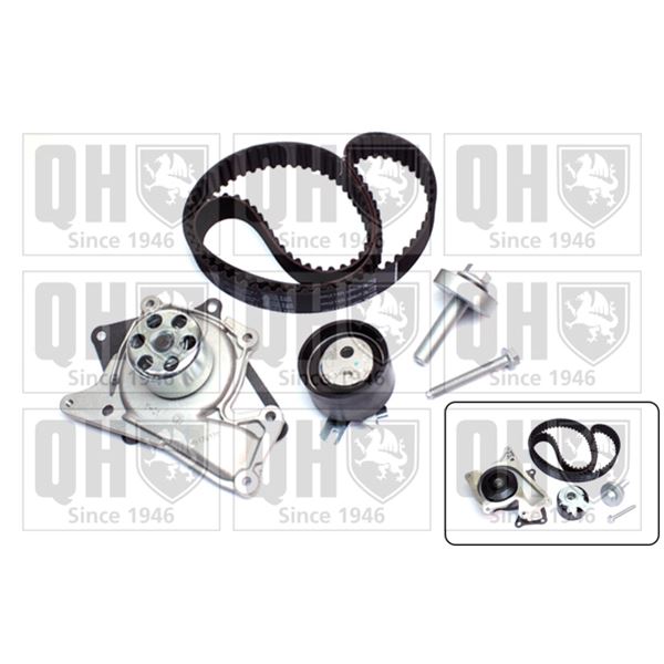 1 kit de distribution + 1 pompe à eau Quinton Hazell QBPK7642