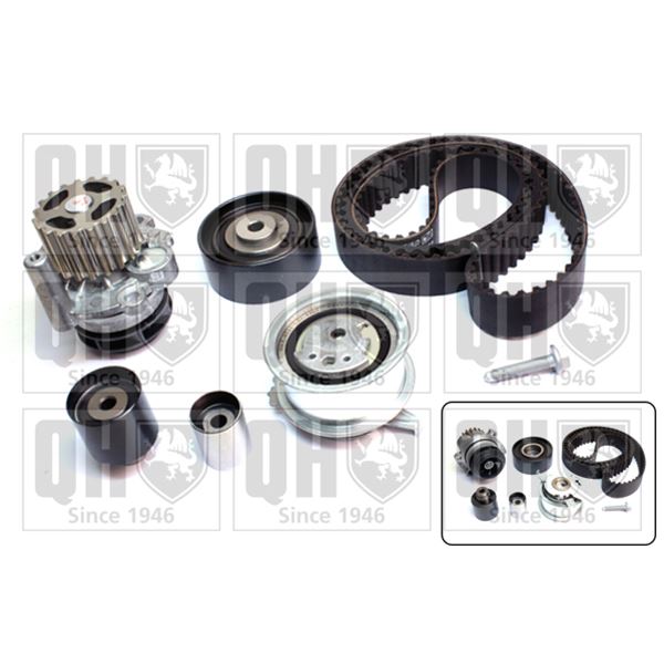 1 kit de distribution + 1 pompe à eau Quinton Hazell QBPK7660
