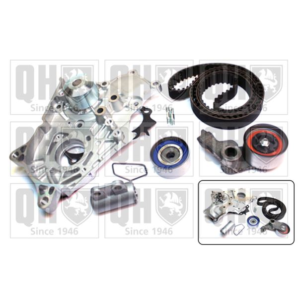 1 kit de distribution + 1 pompe à eau Quinton Hazell QBPK8021