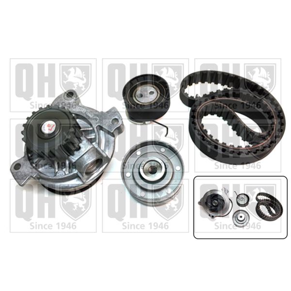 1 kit de distribution + 1 pompe à eau Quinton Hazell QBPK8060