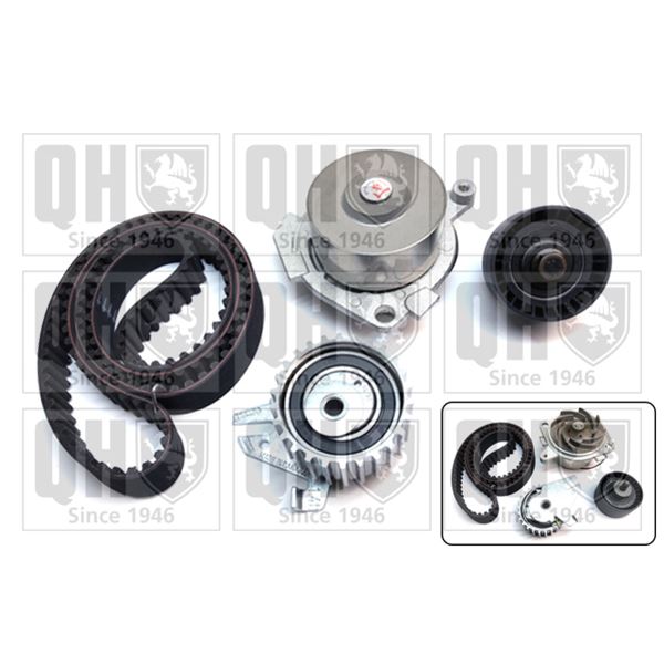 1 kit de distribution + 1 pompe à eau Quinton Hazell QBPK8310