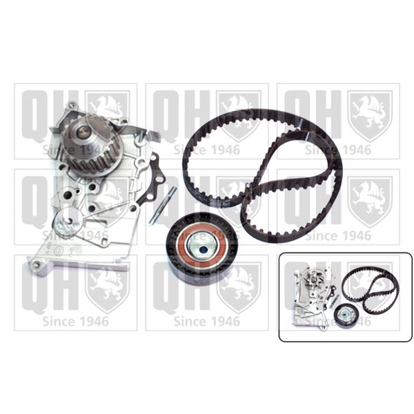 1 kit de distribution + 1 pompe à eau Quinton Hazell QBPK8800