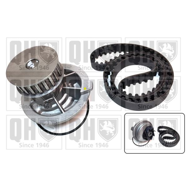 1 kit de distribution + 1 pompe à eau Quinton Hazell QBPK9019