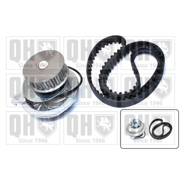 1 kit de distribution + 1 pompe à eau Quinton Hazell QBPK9039