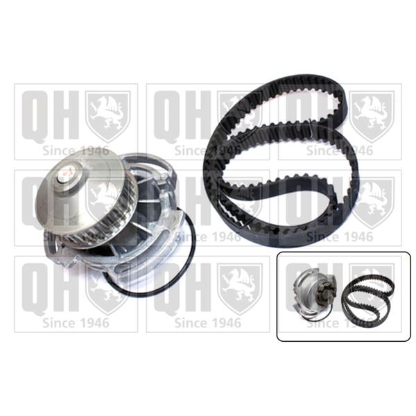 1 kit de distribution + 1 pompe à eau Quinton Hazell QBPK9079