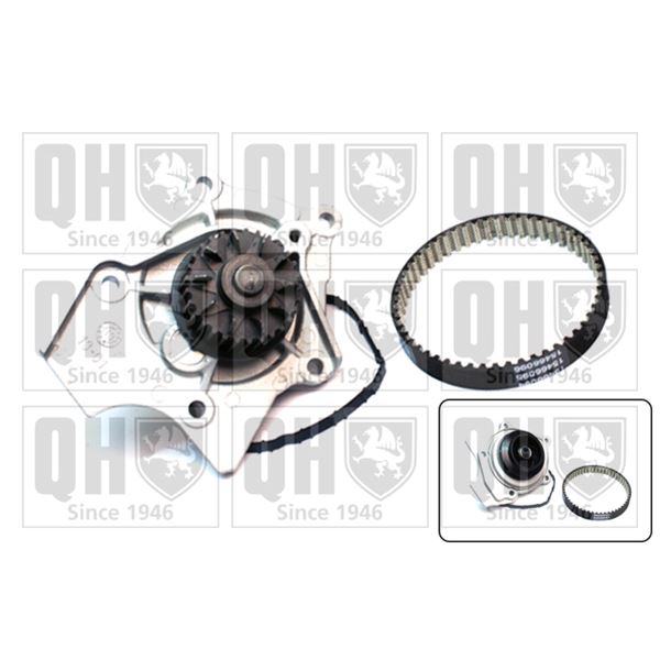 1 kit de distribution + 1 pompe à eau Quinton Hazell QBPK9101