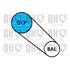 1 kit de distribution + 1 pompe à eau Quinton Hazell QBPK9102
