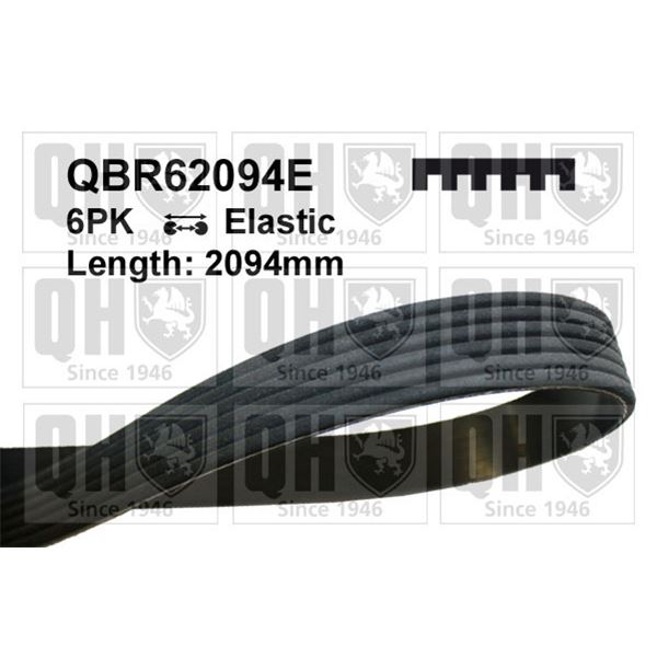 1 courroie d'entrainement Quinton Hazell QBR62094E