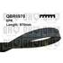 1 courroie d'entrainement Quinton Hazell QBR6970
