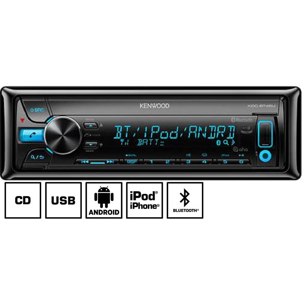 Autoradio Bluetooth Kenwood Kdc-bt45u