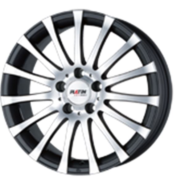 Jante PLATIN Pl47 Noir Mat Poli 7,5x17 5x114ET38