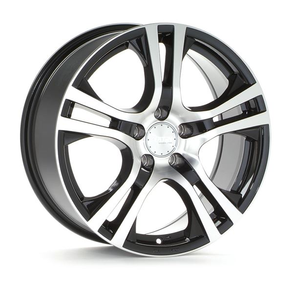 Jante PLATIN Pl53 Noir Brillant Poli 6,5x15 5x112ET45