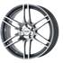 Jante alu PLATIN 17 pouces Pl65 Gun Poli