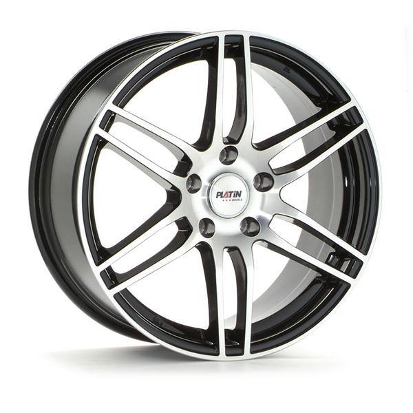 Jante PLATIN Pl65 Noir Brillant Poli 7,5x17 5x112ET45
