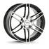 Jante PLATIN Pl65 Noir Brillant Poli 7,5x17 5x112ET45