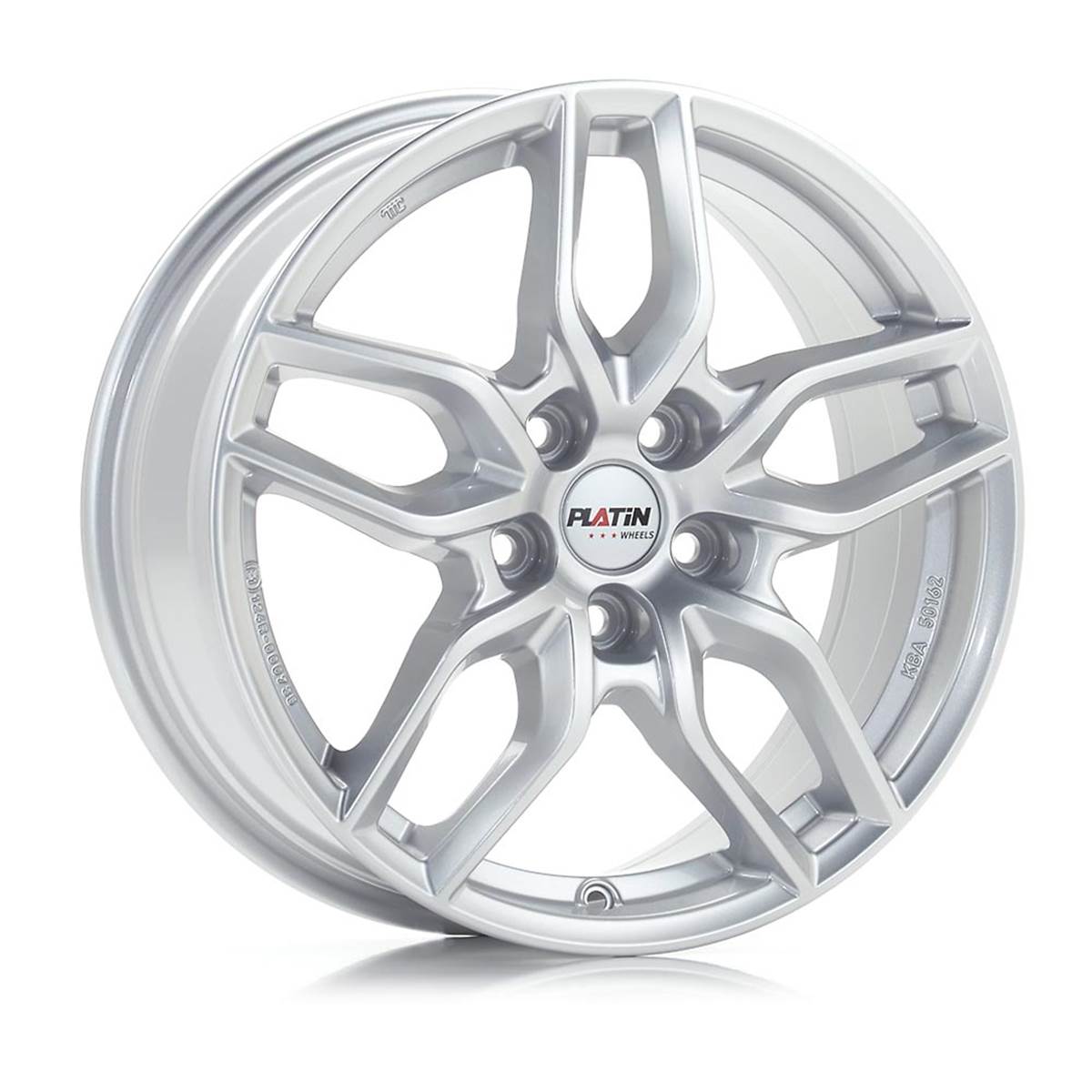 Jante Platin Pl72 Argent Brillant 6,5x16 5x112et46