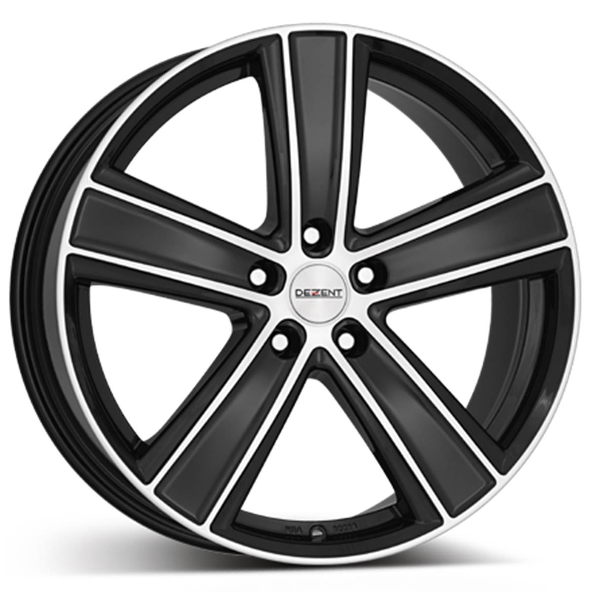 Jante Dezent Th Dark Noir Mat / Face Miroir 8x18 5x120et50