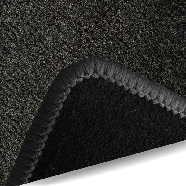 Jeu complet de tapis sur mesure et tapis de coffre qualité PREMIUM noir