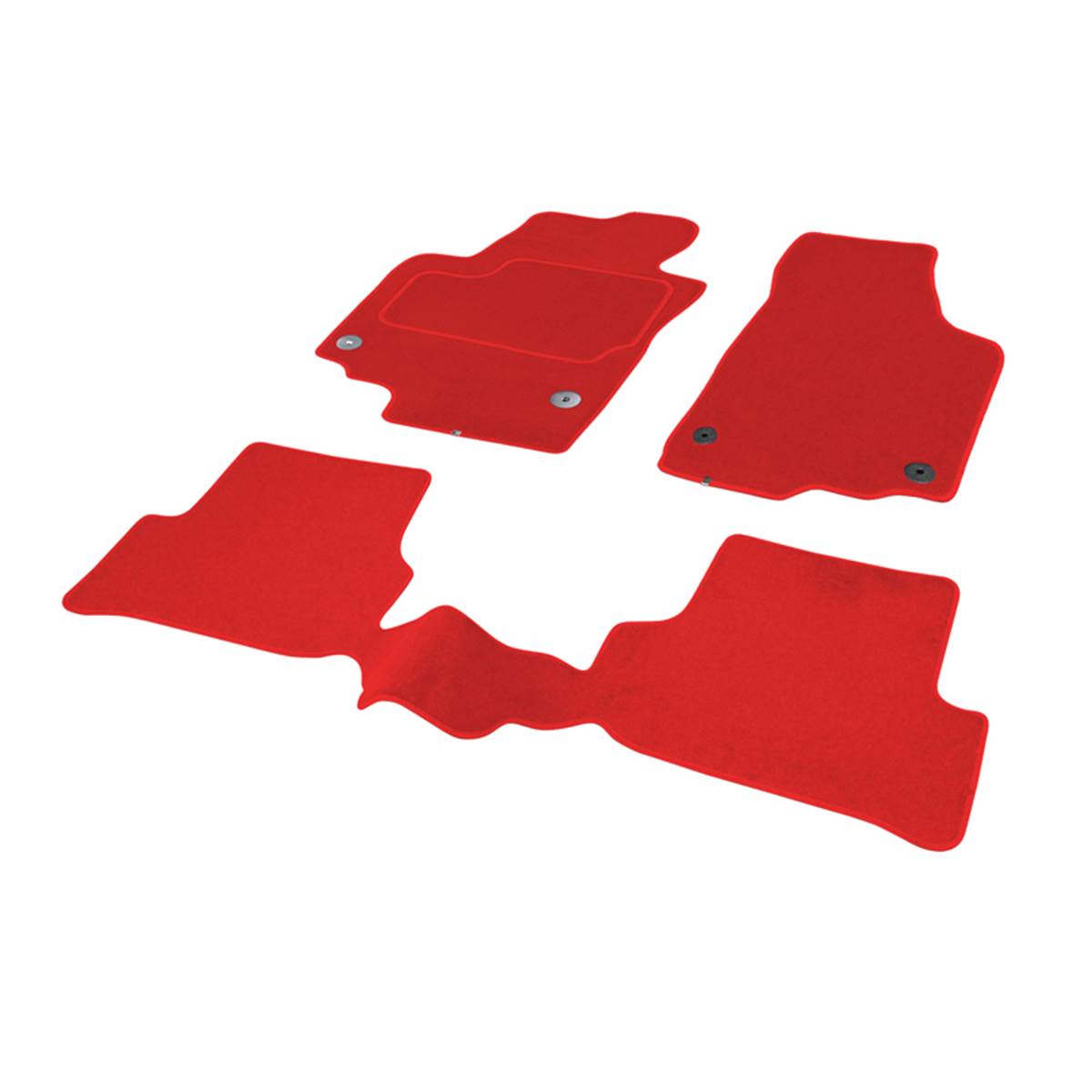 Jeu Complet De Tapis Sur Mesure Qualité Elite Rouge