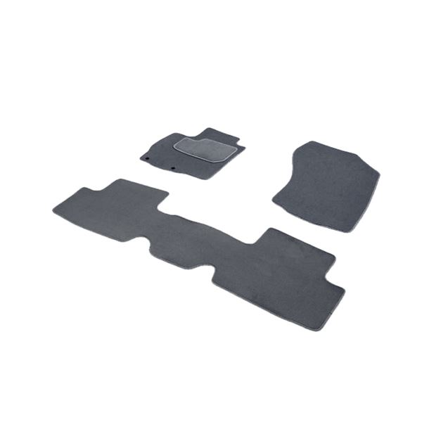 Tapis avant et 1er rang arrière sur mesure qualité ELITE gris