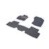 Tapis avant et 1er rang arrière sur mesure qualité ELITE gris